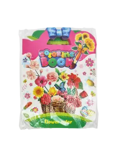 BLOCK CARTILLA PREDIBUJADA P/COLOREAR "FK" 16 PAG.12 DISEÑOS PQ.12PZ.C/PATRON DE COLORES