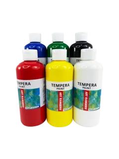 PINTURA TEMPERA "RG" ESCOLAR ALTA DENSIDAD TR.1PZ.X500CC