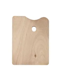 PALETA ARTISTICA CLASICA `SA` MADERA CJ.1PZ.30X40CM.RECTANG.NATURAL