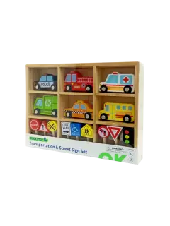 JUEGO DIDACTICO SET 'KC' CAJA CON SET DE TRANSPORTE P/3 AÑOS O +.JG.1kt.16pz.PINO/CHAPEC