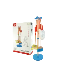JUEGO DIDACTICO 'KC' SERVICIO DE LIMPIEZA P/3 AÑOS O +.JG.1kt.6pz.MADERA DE HAYA/PLASTICO