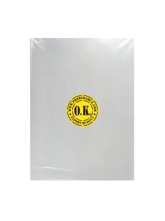 LAMINA DE ACETATO (PVC) `OK` CRISTAL SKY CAL.0,40mm.30x22cm.PQ.8pz.