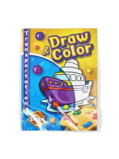 BLOCK CARTILLA PREDIBUJADA P/COLOREAR "FK" 48 PAG.4 DISEÑOS PQ.12PZ.C/PATRON DE COLORES