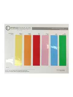 MUESTRARIO PRODIMARCA PAPEL FILM "CELOFAN" TRANSLUCIDO