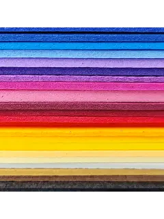 FOAMY (EVA) C/M COLORES PLANOS `OK` CAL.1,8MM. PQ.10PZ.30X40CM