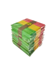 PALETAS MANUALIDADES `OK` BL.50PZ.10X114MM.X COL.SURT.RO/AM/VE