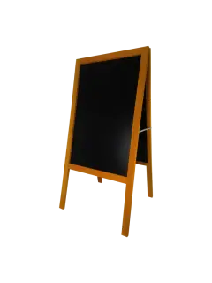 PIZARRA NEGRA `OK` 100x50cm.CJ. 1pz.T/CABALLETE DOBLE P/RESTAURANTE