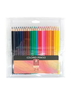 CREYONES/LAPIZ DE COLORES `MB` REDONDO PROFESIONAL CJ.1st.x24 COL.MINA DIAM.2,5mm.