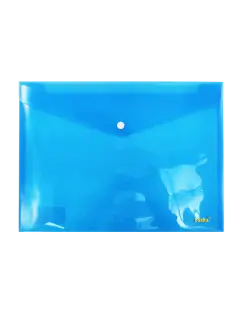 CARPETA SEGURA PLASTICA (PE) "FK" OF/EO PQ.12PZ.T/SOLAPA C/BROCHE 36X27X1CM.TRANSLUCID.