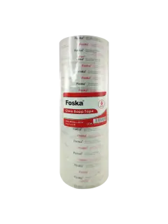 CINTA P/EMBALAJE (PPBO) "FK" RO.48MM.X50M.(2"X55YD.) PQ.6PZ.TRANSPARENTE