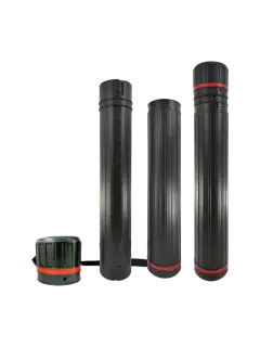 PORTAPLANO PLASTICO (PS) `SA` TELESCOPICO PQ.1PZ.DIAM.125X1350>780MM.NEGRO/ROJO