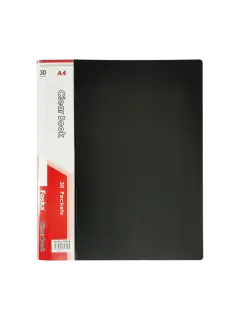 CARPETA CATALOGO PLASTICO (PE) `FK` CA/OF/A4 31X22CM.CAPACIDAD 30 FUNDAS/TAPA DURA