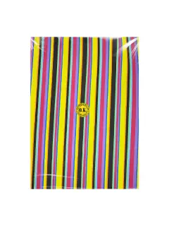 FOAMY (EVA) C/M RAYADO "KT" CODIGO BARRA MULTICOLOR PQ.5PZ.40X60CM.EANXGAMA TN