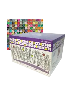 MARCADOR P/DISEÑO GRAFICO `MB` TWIN MARKER CINCEL+FINO ST.168pz.COL.SURT.