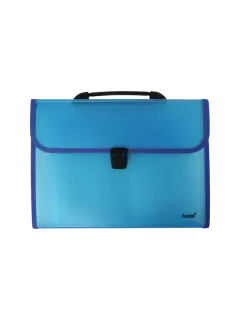 CARPETA ACORDEON PLASTICA (PE) `FK` CA/A4 BS.1pz.13 DIV.C/BROCHE CARTA/A4 COL.SURT.