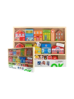 JUEGO DIDACTICO SET 'KC' CAJA CON SET DE CIUDAD P/3 AÑOS O +.JG.1kt.21pz.MDF/CHAPEC