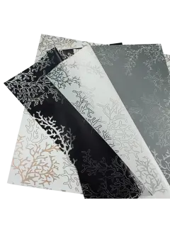 PAPEL FILM COREANO (PPO) OK HANSU TRANSLUCIDO CORALINO PQ.20PZ.57X57CM