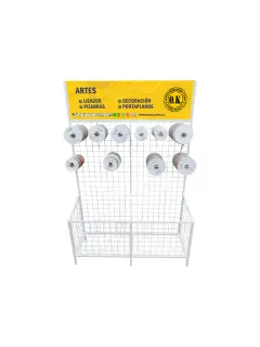 EXHIBIDOR OK VACIO 107X33X160CM.C/2 CANASTOS P/REGALO/PORTAPLANOS