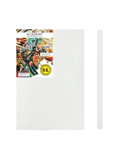 LIENZO C/BASTIDOR C/CUÑAS `SA` 1.8 GRAPA REVERSO PQ.1pz.ACADEMY 280gr. 40x60cm.(16x24")