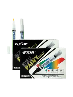 MARCADOR P/DISENO `GX` METALIC PUNTA-PRESION BALA MEDIA 3MM.CJ.12PZ