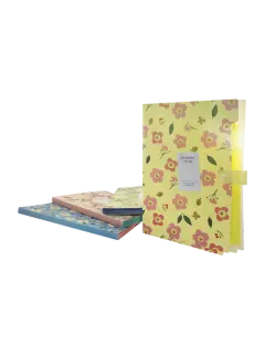 CARPETA ACORDEON PLASTICA (PE) `FK` CA/A4 BS.1PZ.5 DIV.C/LIGA CARTA/A4 DISEÑOS.SURT.