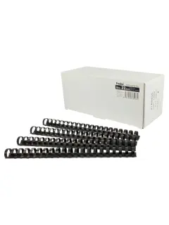 ANILLOS P/ENCUADENACION (PS) FK DIAM.22mm.CAPACIDAD 180hj.LARGO 30cm.PQ. 50pz.NEGRO