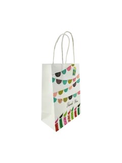 BOLSA KRAFT PARA REGALOS "FK" FANTASIA 120GR./M2.PQ.20PZ.15X8X21CM.CUMPLEAÑOS