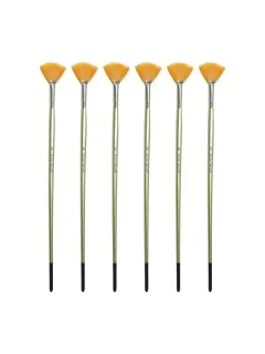 PINCEL SINTETIC `CS` ABANICO PLANO ORO # 8 PQ.6pz.M.L.