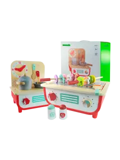 JUEGO DIDACTICO 'KC' EQUIPO DE COCINA Y BBC P/3 AÑOS O +.JG.1kt.23pz. CHAPEC/ENEBRO/PLASTIC
