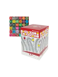 MARCADOR P/DISEÑO GRAFICO `MB` TWIN MARKER CINCEL+FINO ST.36pz.COL.SURT.