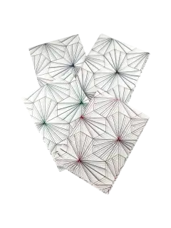 PAPEL FILM COREANO (PPO) OK HANSU TRANSLUCIDO TELARAÑA PQ.20PZ.60X60CM