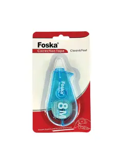 CORRECTOR DE CINTA T/TAPE `FK` CJ.24pz.8mm.x5m.BLANCO