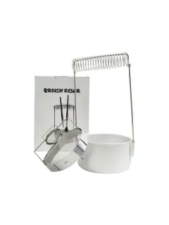 LAVA-PORTA PINCELES `SA` METALICO CJ.1PZ.REDONDO DIAM.10CM.C/RESORTE